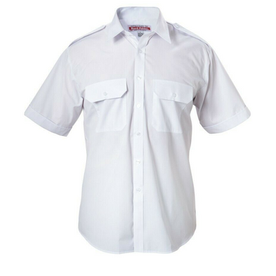 Hard Yakka Long Sleeve Work Shirt Permanent Press Dress Epaulettes Y07691- Bannav S Bannav LLC